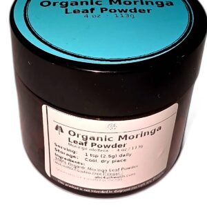 Organic Moringa Leaf Powder 4oz jar – abc4urhealth.com